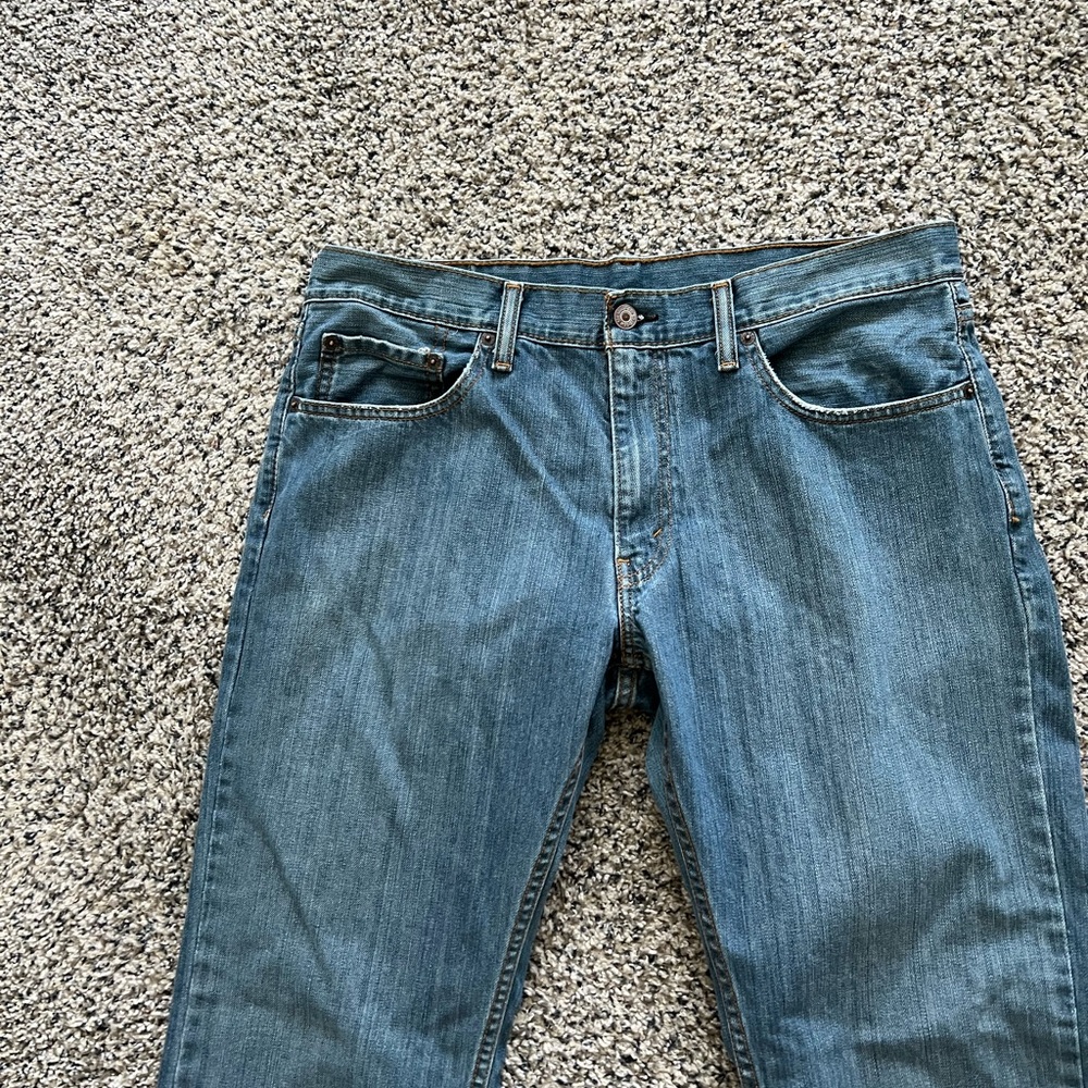 Levi's Blue Straight-Leg Jeans Classic Denim 559